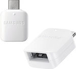 Samsung Μετατροπέας USB-C male σε USB-A female Λευκό (EE-UN930BWEGWW)