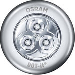 Osram LED Lampă Spot pentru Dulapuri cu Baterie și Autocolant de Montare Dot-it