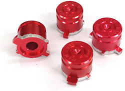 Aluminium Bullet Button Red Button for PS3