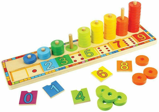 Big Jigs Jucărie de Stivuire Învățăm să numărăm pentru 24++ Luni