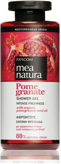 Farcom Mea Natura Pomegranate Bubble Bath in Gel & Pomegranate Scent 300ml
