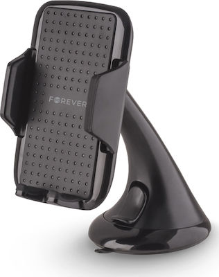 Forever Βază de Telefon Auto Universal Holder cu cârlige reglabile Neagră