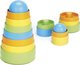 Green Toys Παιχνίδι Στοίβαξης Πυραμίδα Κυλίνδρων για 6+ Μηνών