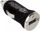 Power On Car Charger 5W 1A with One Port 1xUSB-A Black Color