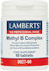 Lamberts Methyl B Complex Vitamin für Energie, Unterstützung des Immunsystems, die Haare, die Haut & die Nägel 60 Registerkarten