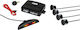 Lampa Σύστημα Παρκαρίσματος Αυτοκινήτου Setay S4 με Οθόνη και 4 Αισθητήρες σε Μαύρο Χρώμα