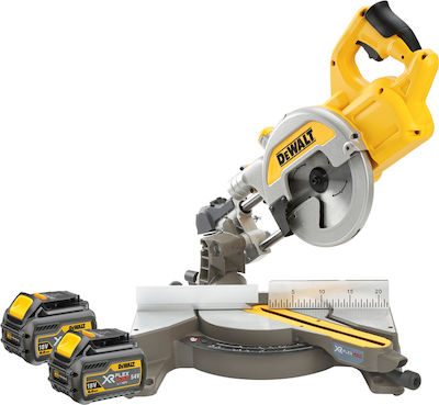 Dewalt Battery Miter Saw Sliding with Cutting Disc with a Diameter of 216mm & 6300rpm Cutting Speed