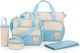 Cangaroo Shoulder/Hand Diaper Bag Stella Blue