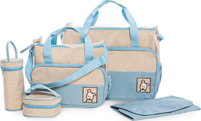 Cangaroo Diaper-Changing Pad Shoulder/Hand Diaper Bag Stella Blue