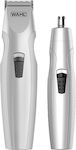 Wahl Professional Mustache & Beard Combo Rechargeable Hair Clipper Set Silver 5606-308