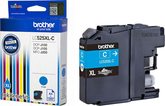 Brother LC-525XL Original InkJet Printer Ink Cyan (LC-525XLC)