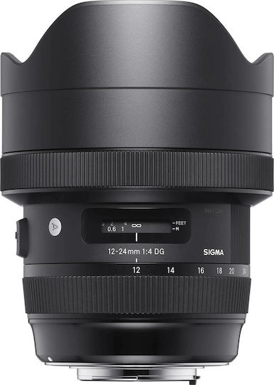 Sigma Full Frame Camera Lens 12-24mm f/4 DG HSM Art Ultra-Wide Zoom / Wide Angle Zoom for Nikon F Mount Black