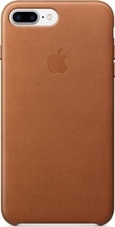 Apple Leather Case Synthetic Leather Back Cover Brown (iPhone 8/7 Plus)