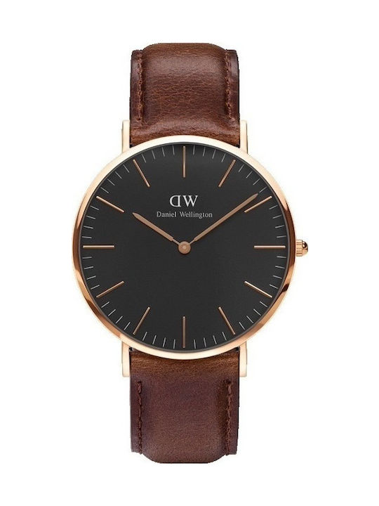 Daniel Wellington Classic Bristol Ρολόι Μπαταρίας με Δερμάτινο Λουράκι Daniel Wellington Classic Bristol Ρολόι Μπαταρίας με Δερμάτινο Λουράκι