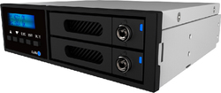 Raidon internal RAID system for 2x 2.5-inch SATA HDD/SSD with RAID 0, 1 Μαύρο (IR2022)