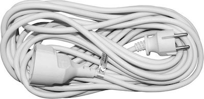 Adeleq Extension Cable Cord 3x1.5mm²/10m White