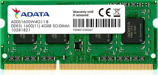 Adata Premier DDR3 mit Module 1x8GB und Geschwindigkeit 1600 für Laptop