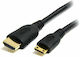 StarTech HDMI 1.4 Hochgeschwindigkeits 1080p 120Hz Kabel HDMI-Stecker - Mini-HDMI-Stecker 2m Schwarz