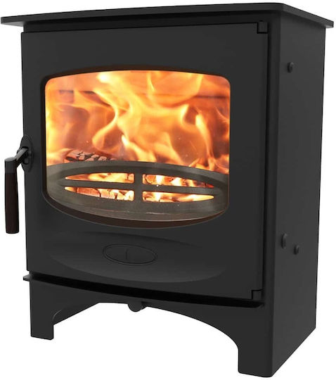 Charnwood C-Five Blu Oțel Soba pe lemne 5kW Negru