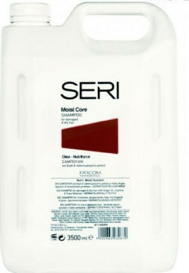 Farcom Seri Moist Core Shampoos für Beschädigt Haare 3500ml