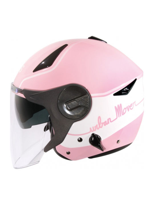 Zeus ZS-612A Pink Motorradhelm Jet 1150gr