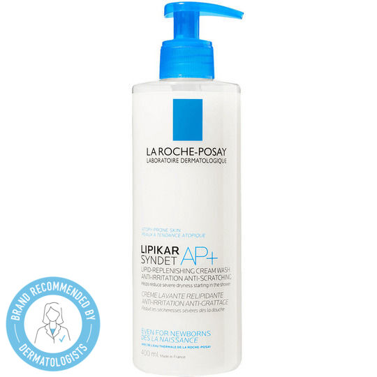 La Roche Posay Lipikar Syndet AP+ Creamy Bubble Bath with Niacinamide for Nourishing 400ml