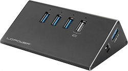 LC-Power USB-Hub 3 Anschlüsse (USB-A) LC-HUB-ALU-2B-4