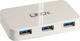 Lindy Hub 4 Θυρών USB 3.0 με σύνδεση USB-A Λευκό