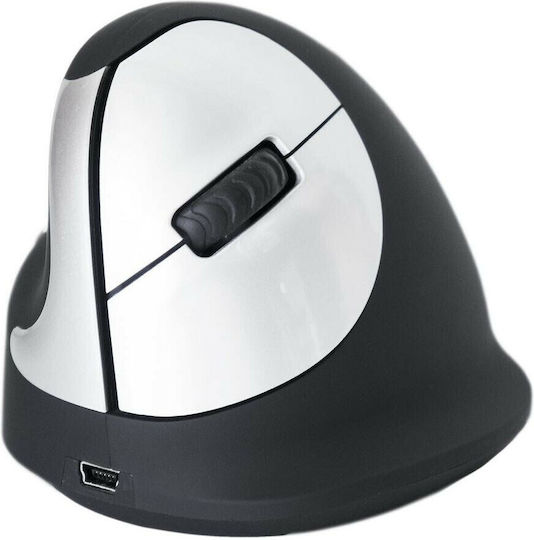 R-Go Tools HE Mouse Kabellos Ergonomisch Maus für Linkshänder Schwarz