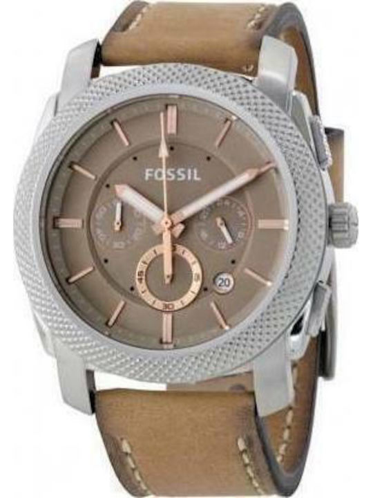 Fossil Herrenuhr 45mm Chronograph Batterie mit ...