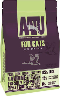 AATU Free Run Duck Trockenfutter für erwachsene Katzen mit Ente 3kg