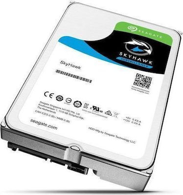 Seagate SkyHawk 8TB HDD Festplatte 3.5" SATA III 7200Umdrehungen pro Minute mit 256MB Cache für Blockflöte ST8000VX0022