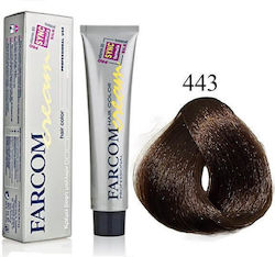 Farcom Hair Color Cream Βαφή Μαλλιών 443 Ξανθό ...