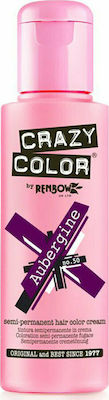 Crazy Color Semi-Permanent 50 Aubergine 100ml