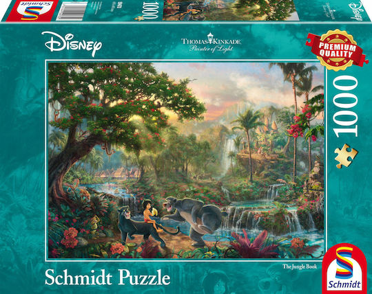 Kinkade: Disney: Jungle book Puzzle 2D 1000pcs 59473