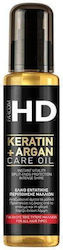 Farcom HD Keratin + Argan Care Λάδι Μαλλιών για Επανόρθωση με Κερατίνη 100ml