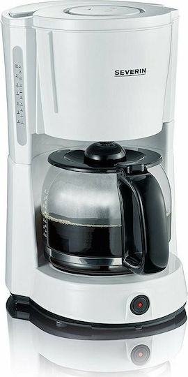 Severin Филтър кафе машина 1000W Бял