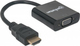 Manhattan HDMI to VGA Converter Convertor HDMI masculin în VGA feminin 1buc