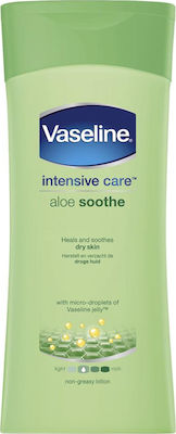 Vaseline Intensive Care Aloe Soothe Ενυδατική Lotion Ανάπλασης Σώματος με Aloe Vera για Ξηρές Επιδερμίδες 200ml