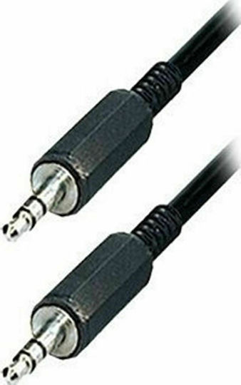 Bridge Cable Καλώδιο Ήχου 3.5mm male - 3.5mm male Μαύρο 1.5m 05000ADT60BK