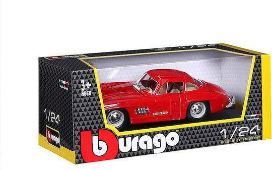 Bburago Mercedes Benz 300 SL Αυτοκινητάκι Κόκκινο 1:24 για 3+ Ετών