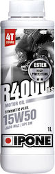 Ipone R4000 RS Synthetic 15W-50 4-Stroke Motorcycle Motor Oil 1lt