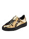 Basket Platform Sneakers Yellow