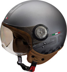 Beon B-110 Titanium Motorradhelm Jet 1000gr