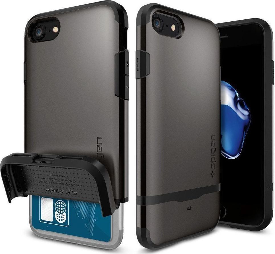 Spigen Flip Armor Gunmetal (iPhone SE 2020/8/7) Skroutz.gr