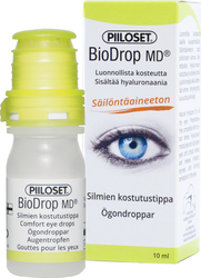 Piiloset BioDrop MD Augentropfen mit Hyaluronsäure für Trockene Augen 10ml