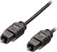 MediaRange Optical Audio Cable TOS male - TOS male Μαύρο 1.5m (MRCS133)