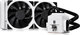 Deepcool Captain 240 EX White CPU Water Cooling Dual Fan 120mm for Socket 1200/115x White