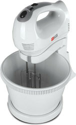 Homeplus Μίξερ με Πλαστικό Κάδο 3lt Λευκό 300W