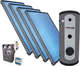 Sieline HW Σύστημα Βεβιασμένης Κυκλοφορίας 500lt/8m² Glass με δύο Εναλλάκτες Τριπλής Ενέργειας